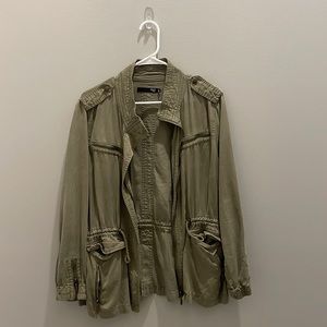 Max jeans, military style jacket, size L pre-owned